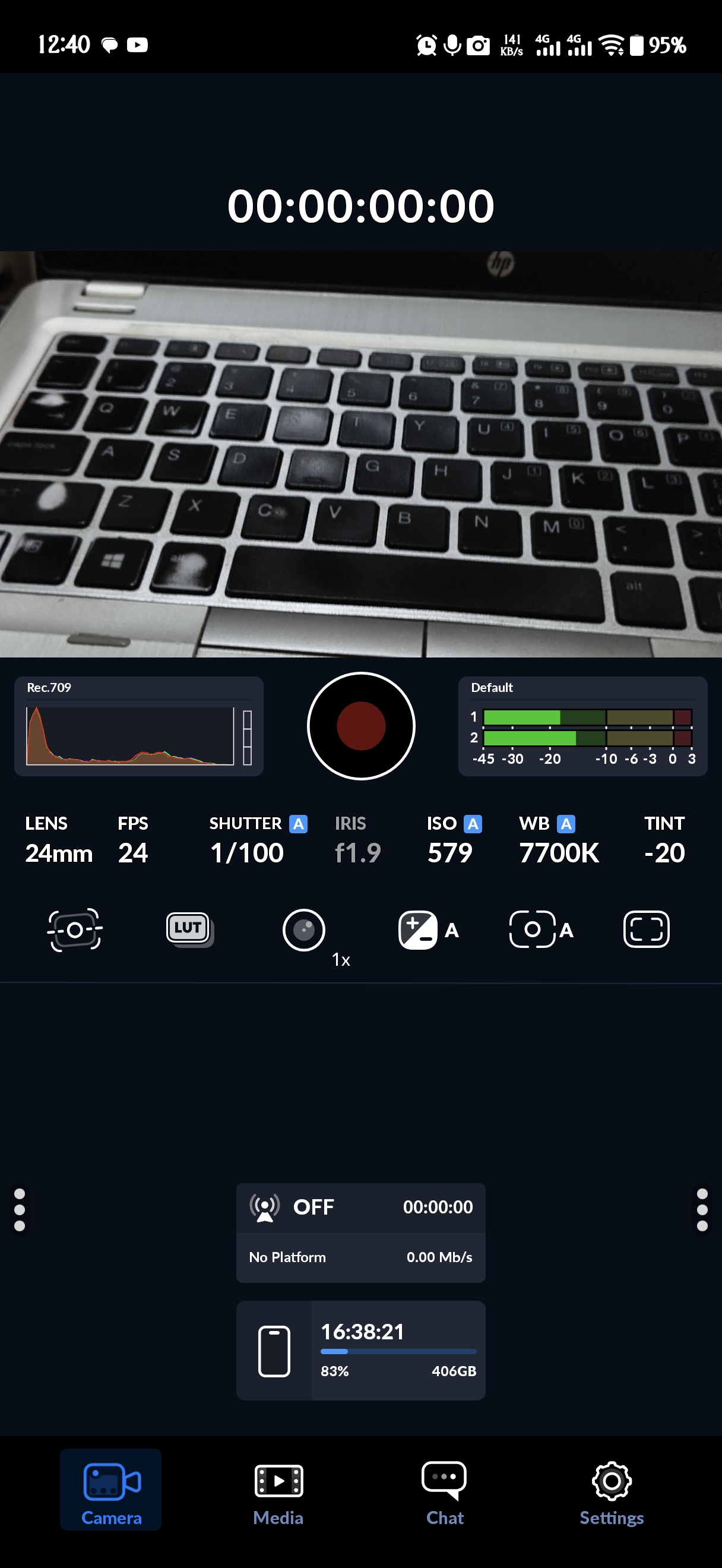 Black Magic Camera screenshot